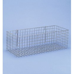 Storage basket LxWxH 470 x 180 x 150 mm stainless steel