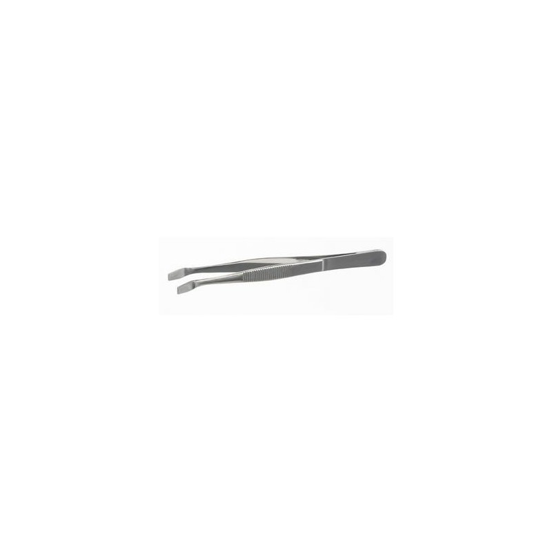 Coverglass tweezers acc. to Kühne stainless 18/10 polished bent