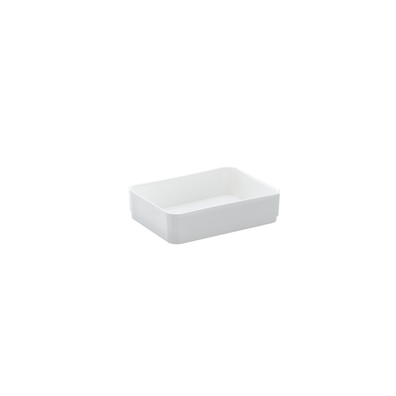 Instrument tray PP without lid 280x210x70 mm white pack 2 pcs.