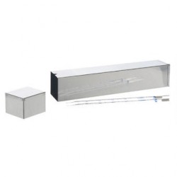 Pipette box square 18/10 Stainless steel height 210 mm