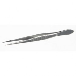 Tweezers with guid pin stainless pointed lenght 145 mm
