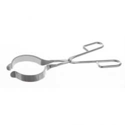Beaker tongs tips insulated with ceramic 18/10 electroL 330 mm
