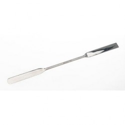 Double spatulas 18/10 steel lengthxwidth 150x9 mm
