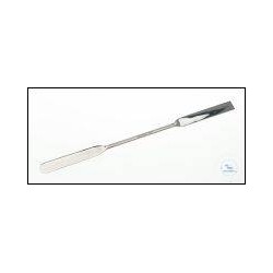 Double spatulas 18/10 steel lengthxwidth 250x11 mm
