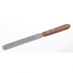 Spatulas wooden handle stainlessL xW 275x27 mm