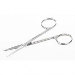 Microscopy scissors sharp scissor straight stainless length 100