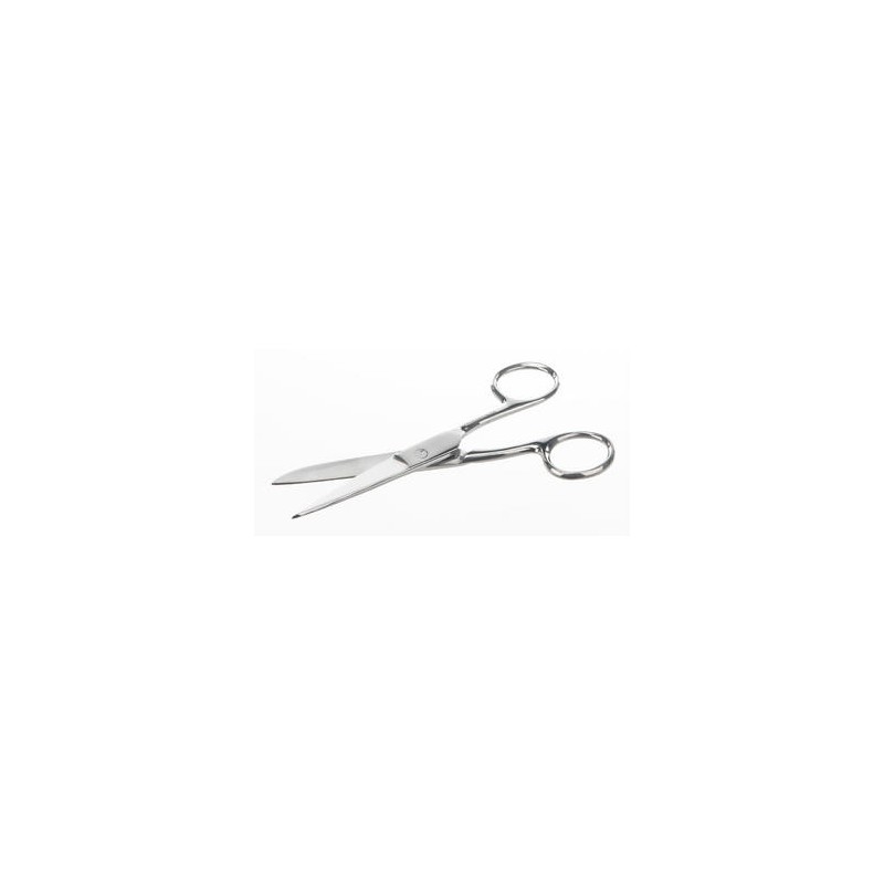Laboratory scissors sharp-blunt stainless length 100 mm cut