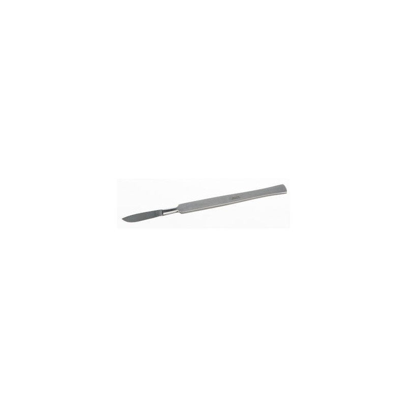 Scalpel with stainless steel handle length 150 mm