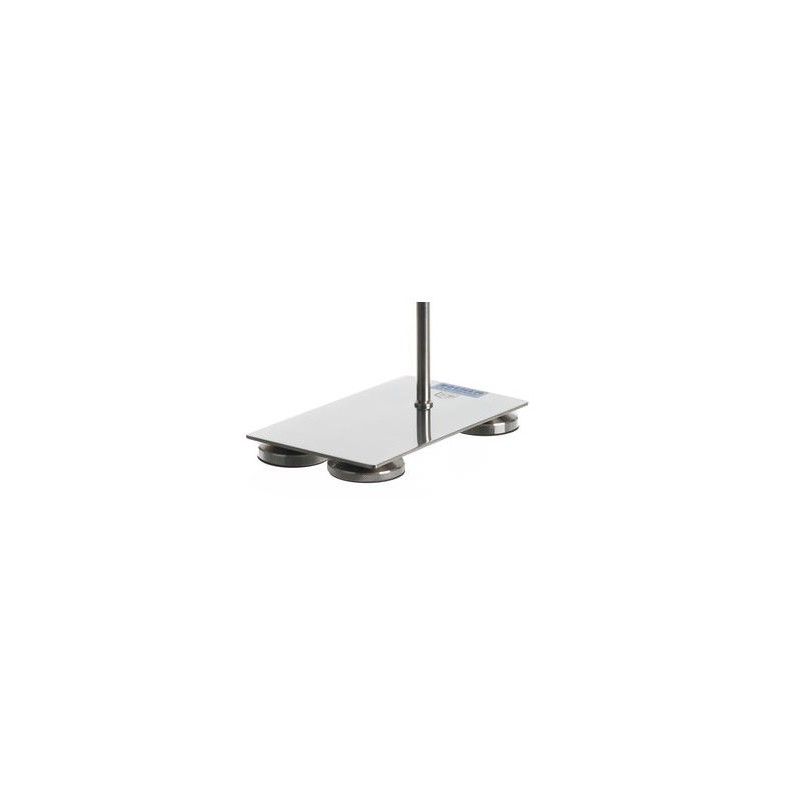 Stand bases 18/10 stainless steel DIN 12892 L x W x H 210x130x6