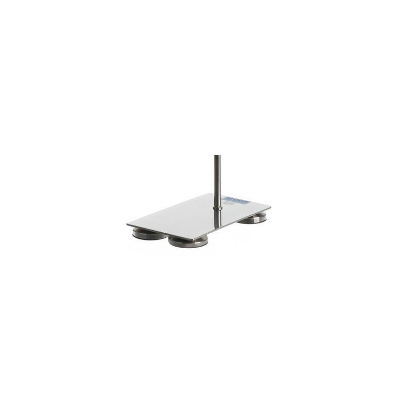 Stand bases 18/10 stainless steel DIN 12892 L x W x H 315x200x6