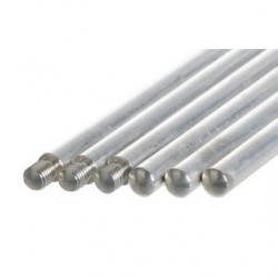 Support rods with thread M10 aluminium L x Ø 500 x 12 mm
