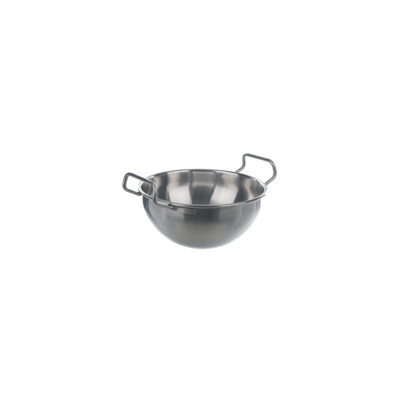 Bowl with 2 handles 18/10-stainless 2700 ml