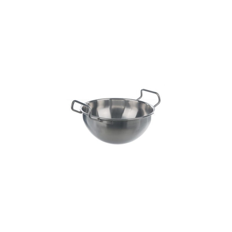 Bowl with 2 handles 18/10-stainless 4000 ml