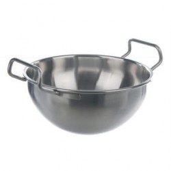 Bowl with 2 handles 18/10-stainless 12000 ml