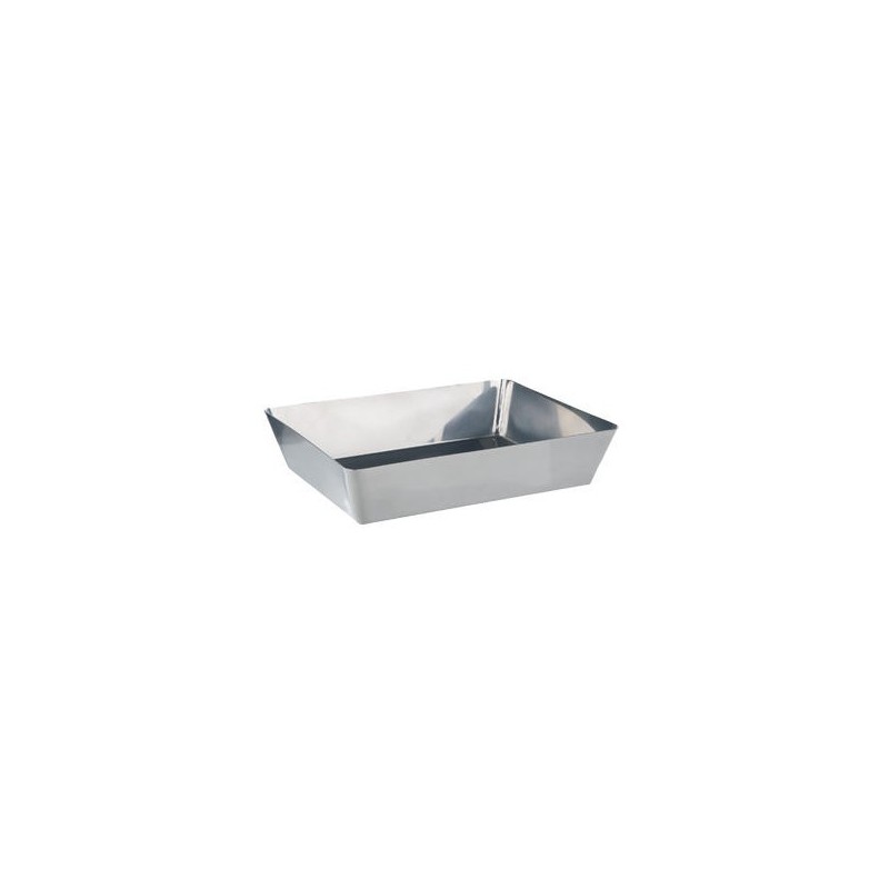 Laboratory tray 18/10-stainless 260x190x50 mm