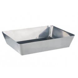 Laboratory tray 18/10-stainless 400x270x80 mm