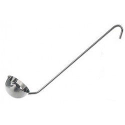 Ladle scoop round handle 18/10-stainless steel 100 ml