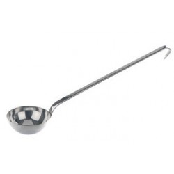 Ladle scoop flat handle 18/10-stainless steel 90 ml