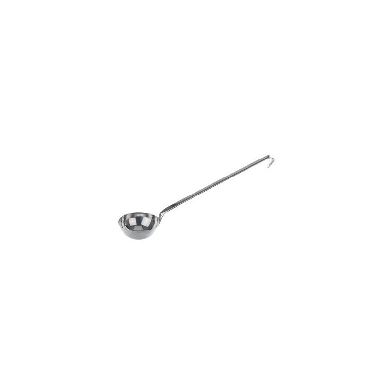 Ladle scoop flat handle 18/10-stainless steel 220 ml