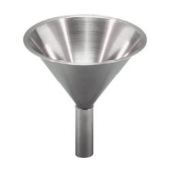 Special funnel for powder 18/10 Stainless height 180 mm Ø