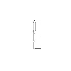 Dissecting needle type lancet for needle holder Kolle