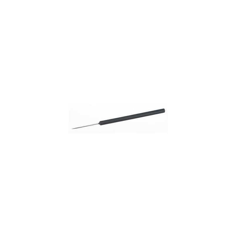 Dissecting needle straight with plastic handle 18/10 steel
