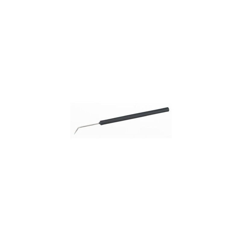 Dissecting needle bent with plastic handle 18/10 steel