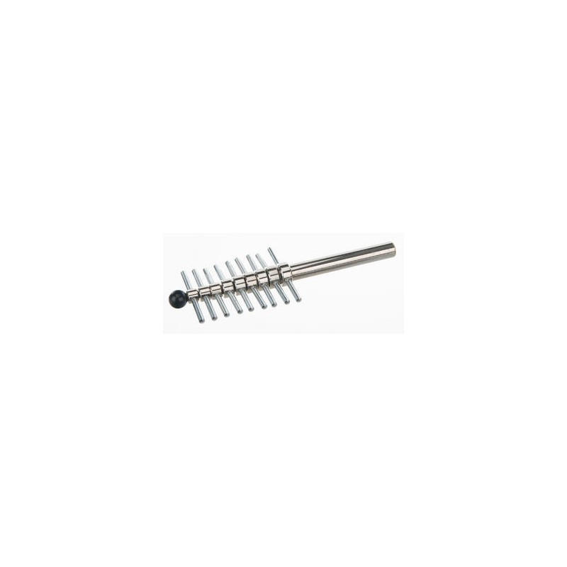 Cork borer set with ejector nickel plated Ø 5/6,25/7,5 mm