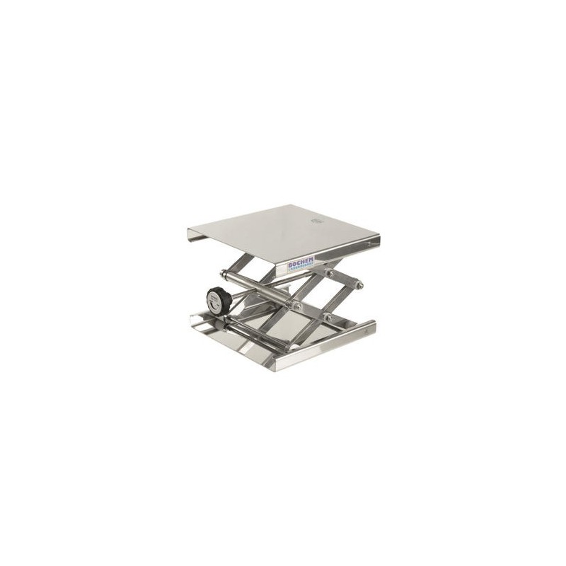 Lab-Jacks 400x400 mm 18/10 stainless steel 90…470 mm allowed