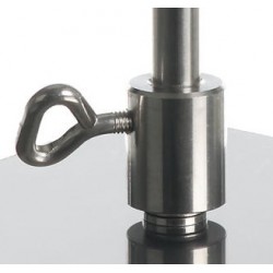 Sockets for rods without thread 18/10 stainless steel Ø 12 mm
