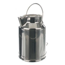 Transport jug 18/10 stainless spout handle lid 5 L