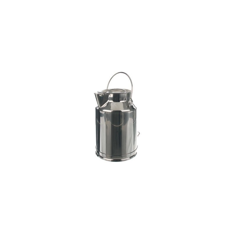 Transport jug 18/10 stainless spout handle lid 10 L