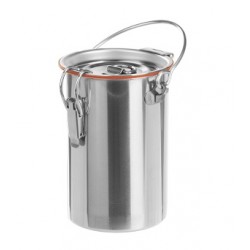 Safety transport container stainless steel for bottles 50-250
