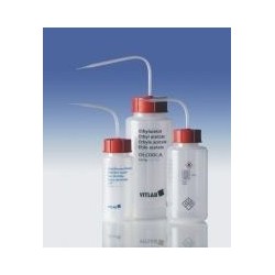 Safety wash bottle "Ethylacetat" 250 ml PE-LD wide mouth with