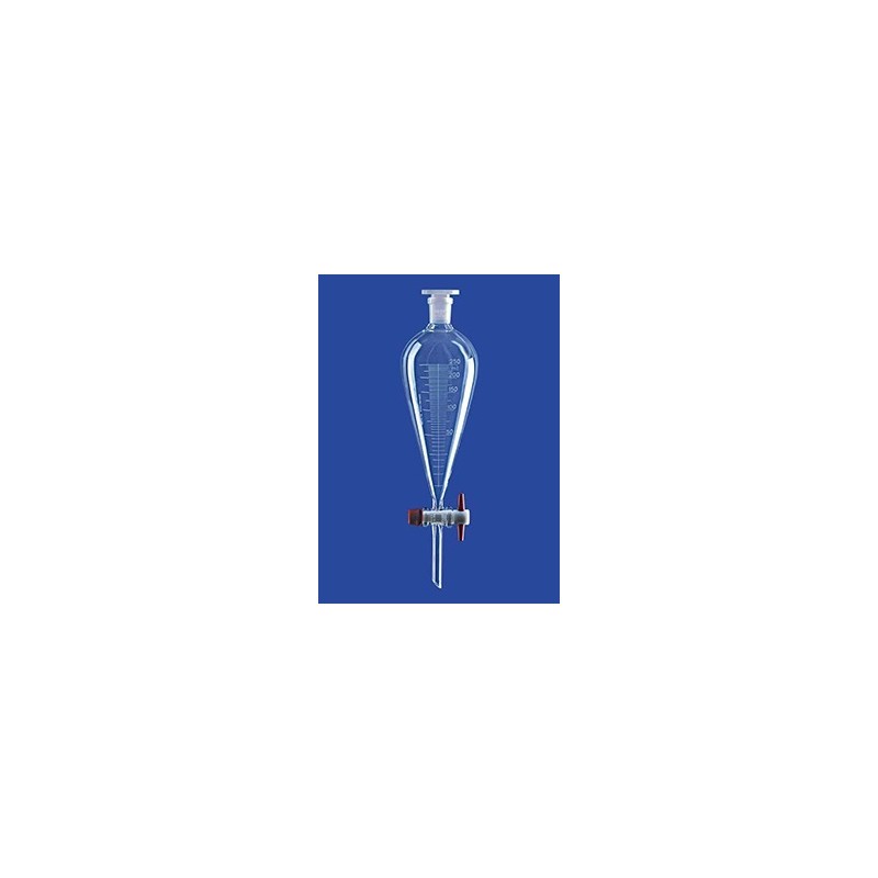 Separating funnel acc to Squibb borosilicate glass 100ml PTFE