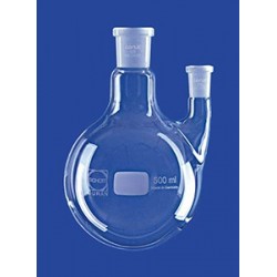 Two-neck round-bottom flask 100 ml parallel side neck center