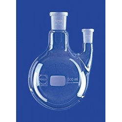 Two-neck round-bottom flask 2000 ml parallel side neck center