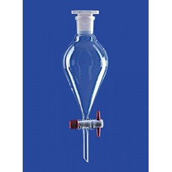 Separating funnel borosilicate glass 3.3 50 ml conical PTFE