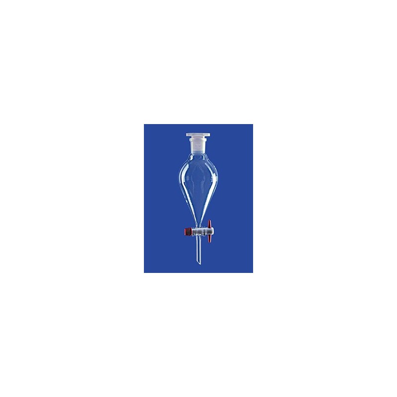 Scheidetrichter Borosilikatglas 3.3 50 ml konisch PTFE Küken