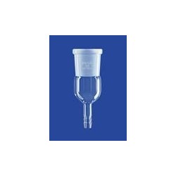 Adapter straight Glas with socket NS19/26 and glass olive
