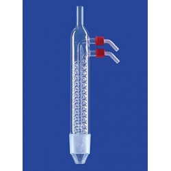 Dimroth-Kühler mit Kern Wasseranschluß GL 14 Glas NS29/32