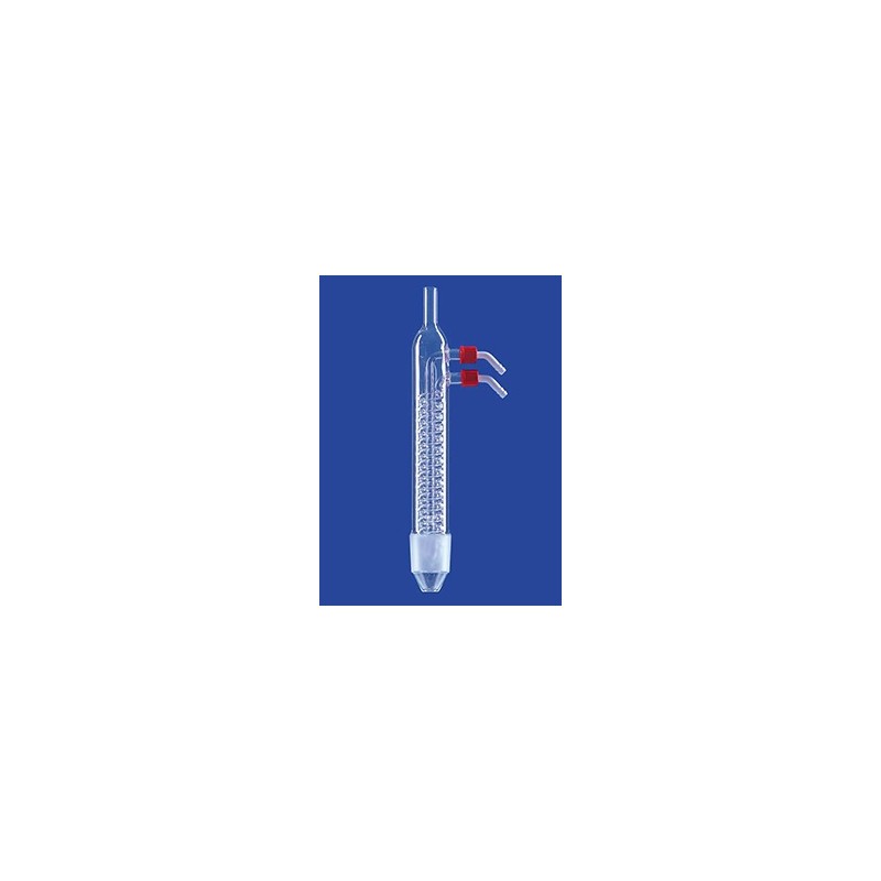 Dimroth-Kühler mit Kern Wasseranschluß GL 14 Glas NS29/32