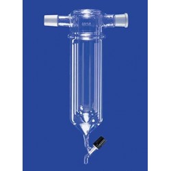Cold trap with socket and cone with condensate drain glass 200