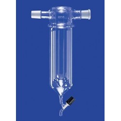 Cold trap with socket and cone with condensate drain glass 500
