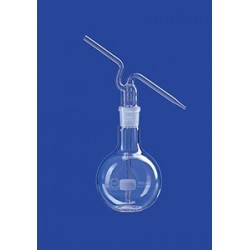 Wash bottle 500 ml glass complete
