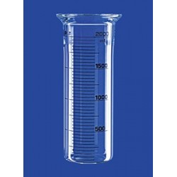 Reaktionsgefäß 0,1 L zylindrisch flach Glas Flansch DN60
