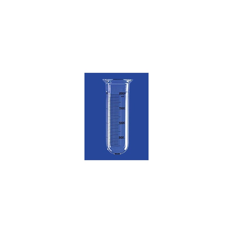 Reaktionsgefäß 0,50 L zylindrisch rund Glas Flansch DN60