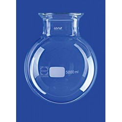 Reaktionsgefäss 0,25 L kugelförmig Glas Flansch DN60