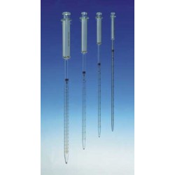 Graduated pipette with piston 5:0,05 ml AR-glass total delivery