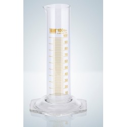 Measuring cylinder 10 ml Duran class B low form amber